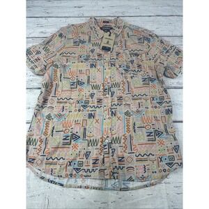 Chubbies Button-Down Shirt Men's Size L  Friday Shirt (The Disco Deserts) NWT